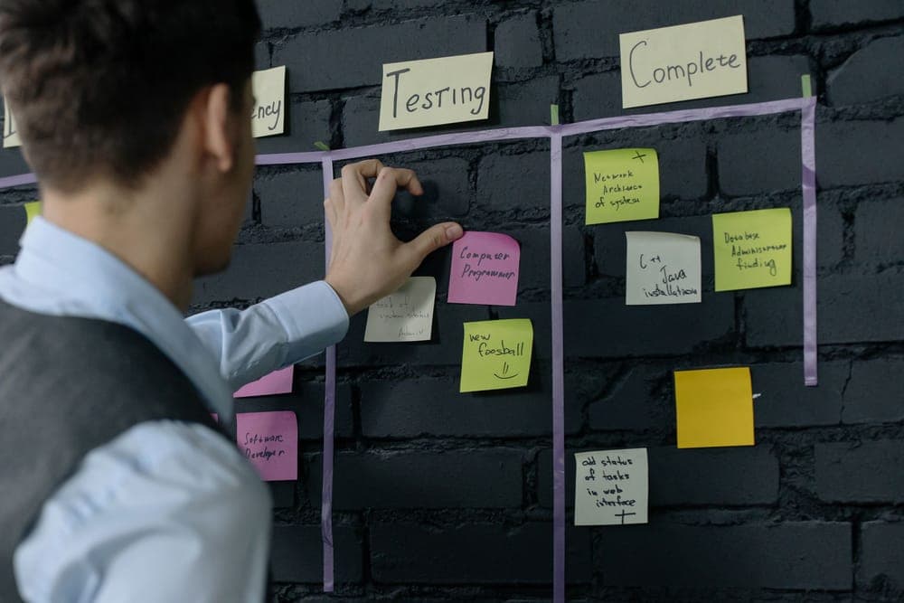 Delivery team planning blueprint, build, and handover