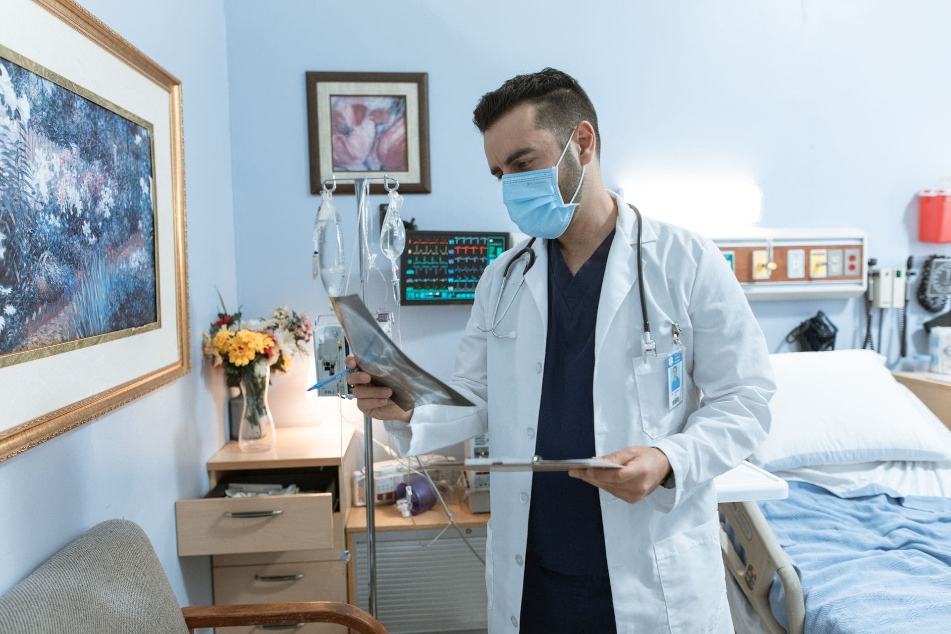 Modern healthcare clinic